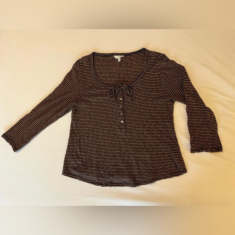 Lucky Brand 3/4 Sleeve Top
